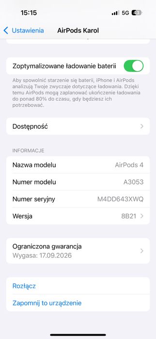 AirPods 4 - JAK NOWE!