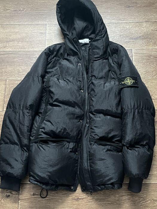 Пуховик Stone Island nylon metal M
