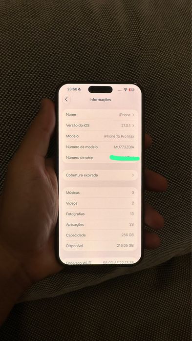 iPhone 15 Pro Max 256GB IMPECAVEL