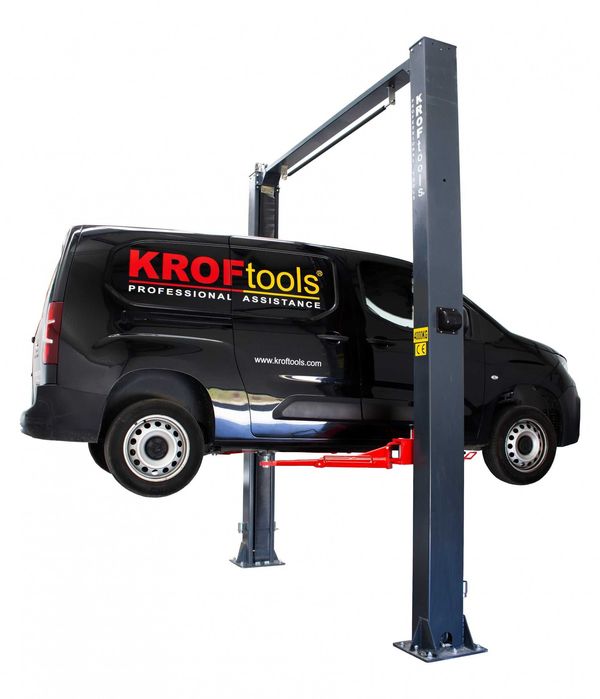 Elevador 2 Colunas Hidráulico Chão Livre 4TON 230V ou 380V Kroftools JL20