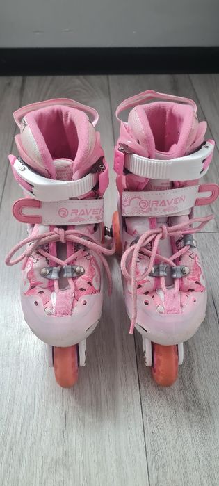 Wrotki / rolki dla dziewczynki roz 26-30  raven