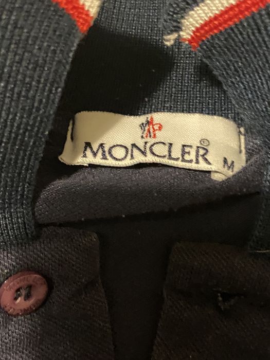 Polo moncler azul escuro
