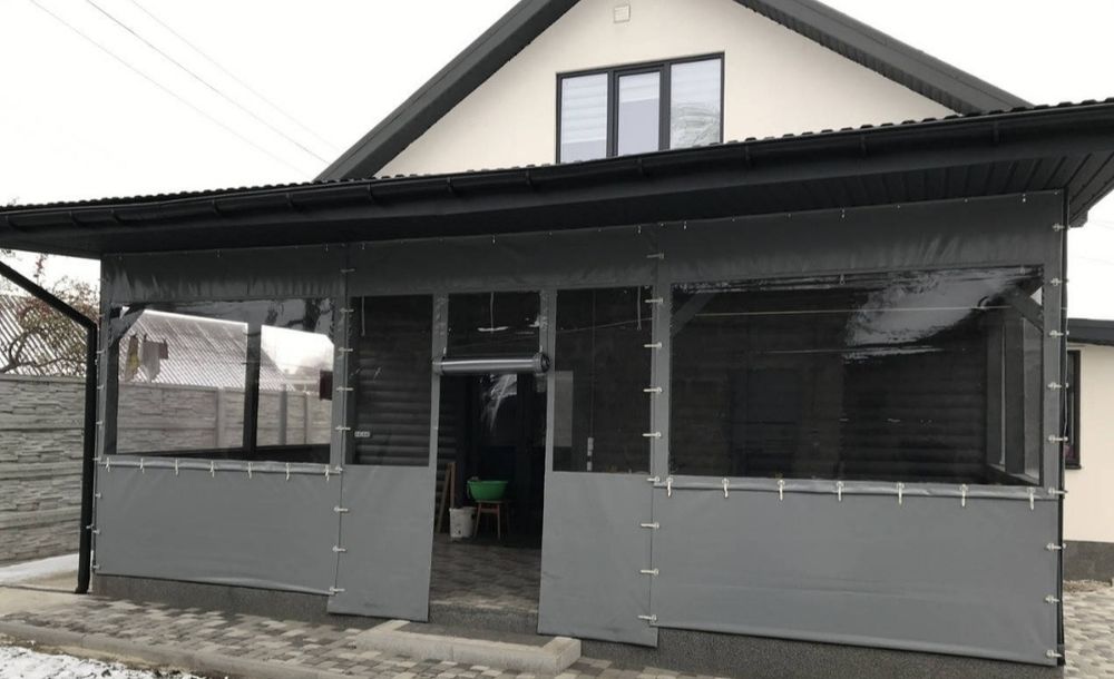 Прозорі штори Пвх. М'які вікна. Мягкие окна. Гнучкі вікна. Тенти