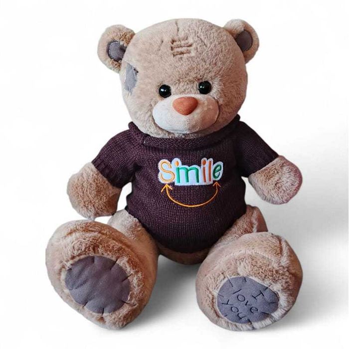 мішка Тедді іграшка-обнімашка-подушка з пледом