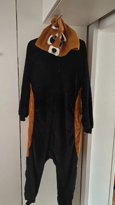 Panda kustium pizama rozmuar M oversize