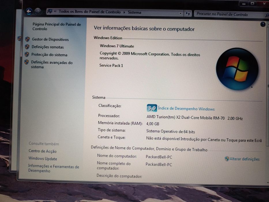 Packard Bell - a funcionar