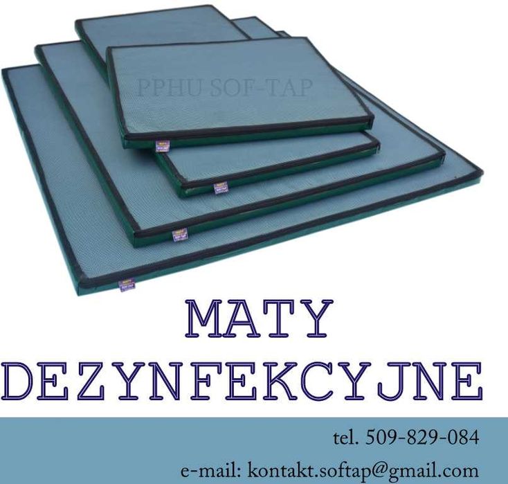 Maty PRZEJAZDOWE/ Mata dezynfekcyjna; 300x80x4 cm/ ASF !!!