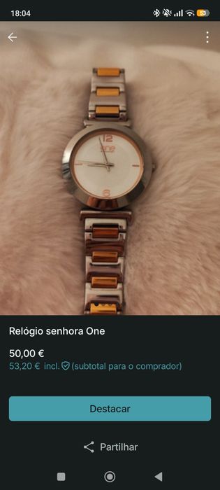 Relógio senhora one