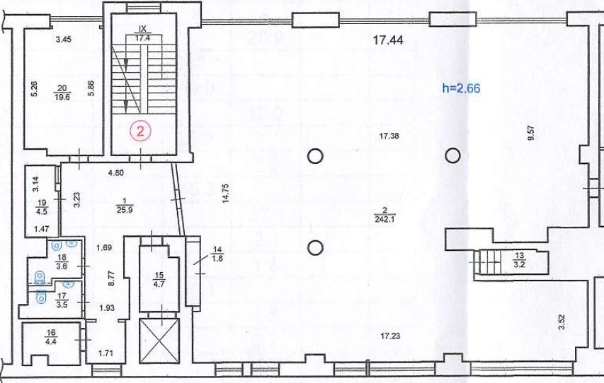 Без %. Опенспейс 320 м2. Бізнес-центр. Метро Університет. Центр