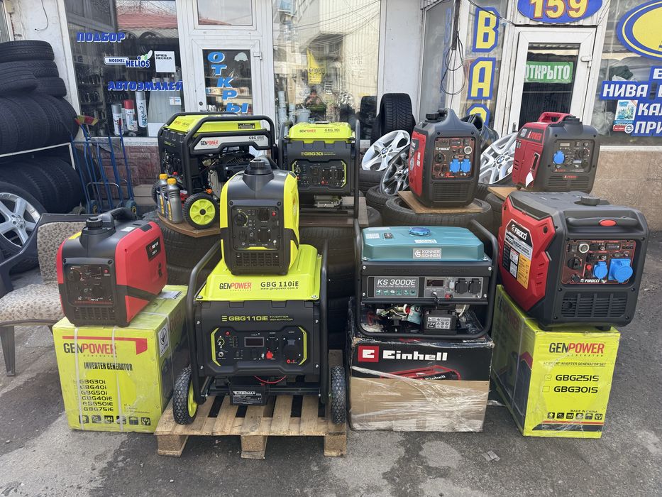 Генератор Инверторный 1.6,2,2.4,3,4,5,6,7,8 KW