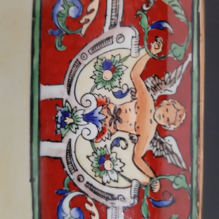 Antiguidade Museu - Prato Porcelana Chinesa - UW UNITED WILSON 1897