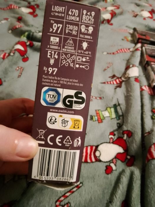Nowa żarówka LED E14  4,7W=40 W LIVARNO Home