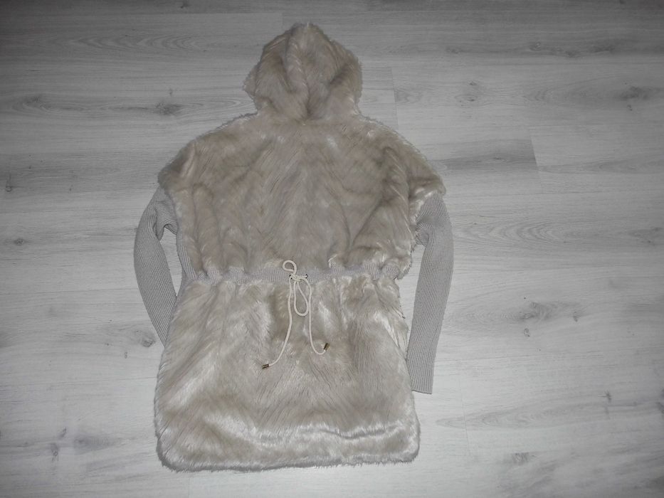 Pinko Coccobil Fur Jacket Italy Original Płaszcz Damski Futerko M