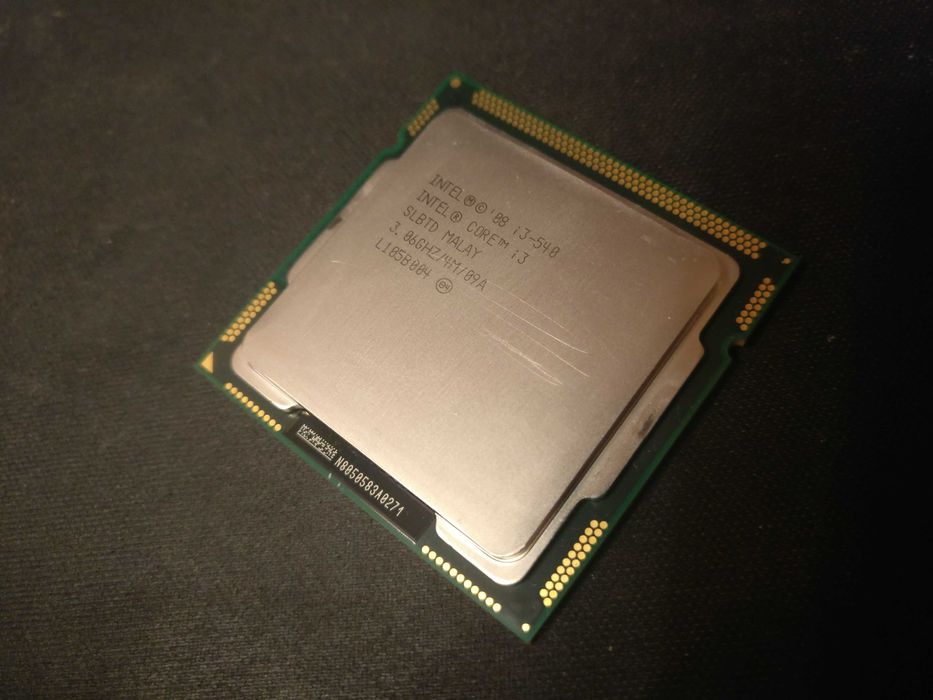 Intel core i3-540 lga1156 2 ядра 4 потоки