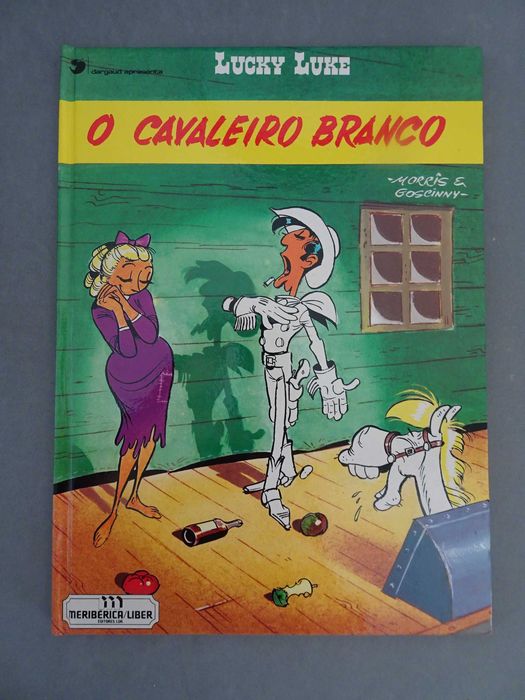 Livro Meribérica - Lucky Luke - O cavaleiro branco (capa dura)