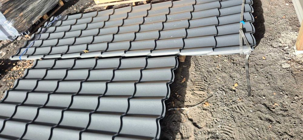 Blachodachówka antracytowa OD RĘKI grafitowa