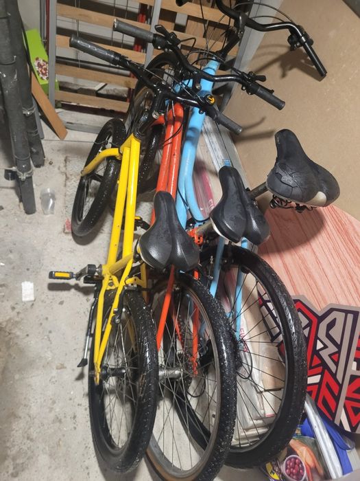 3 bicicletas aro 26/24/20