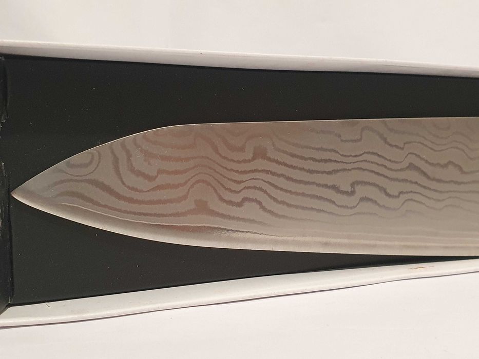 Super noż IKEA SLITBAR stal VG 10 Cro-Mo nowy tasak 21cm ostrze 8''