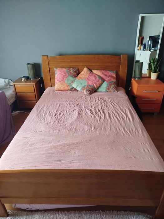 Cama de Casal Madeira maciça
