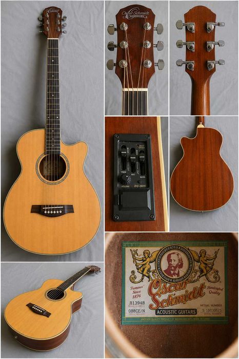 Guitarra Electroacústica Oscar Schmidt by Washburn – Excelente Estado