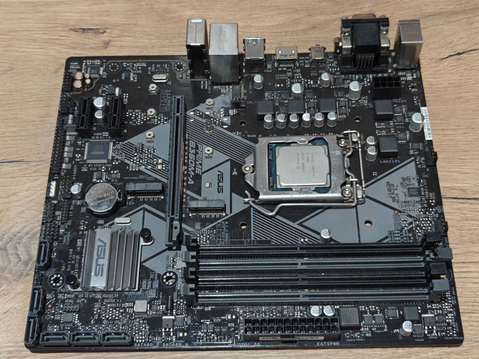 Płyta główna Asus Prime B360M-A z procesorem i3 9100