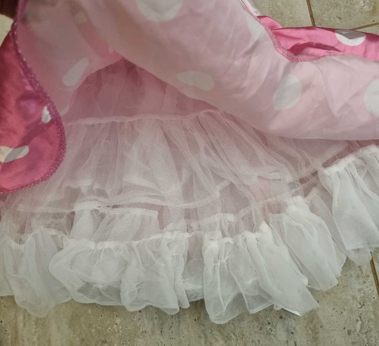 Sukienka 92 98 Myszka Minnie strój kostium przebranie karnawał