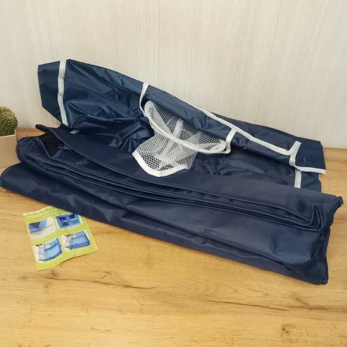 Манеж детский 126х109х65,5 см темно-синий. Дитячий манєж /сухий басейн