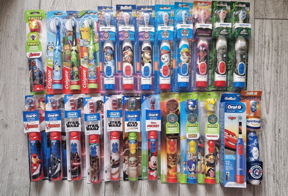 Зубна дитяча електрична щітка Щенячий патруль + паста Orajel набір