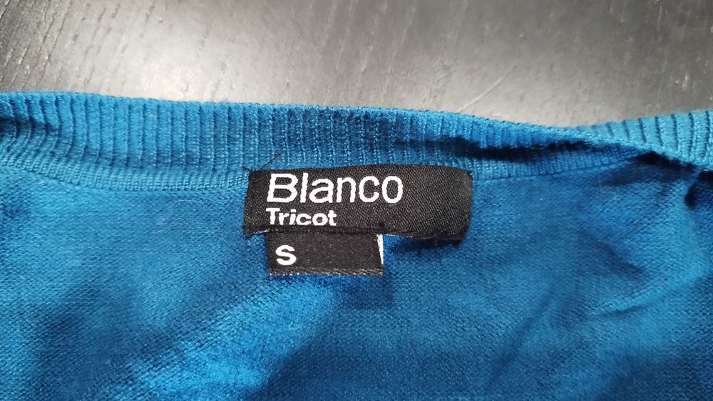 Casaco curto meia manga Azul