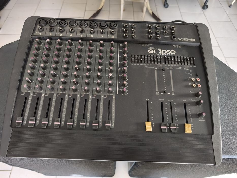 Mesa de Mistura Amplificada e Par de Colunas