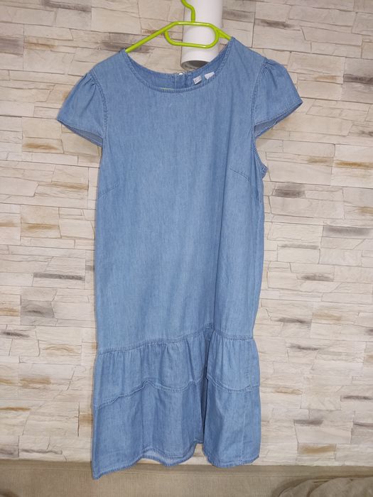 Sukienka w kolorze jeansu 38 M Bon Prix