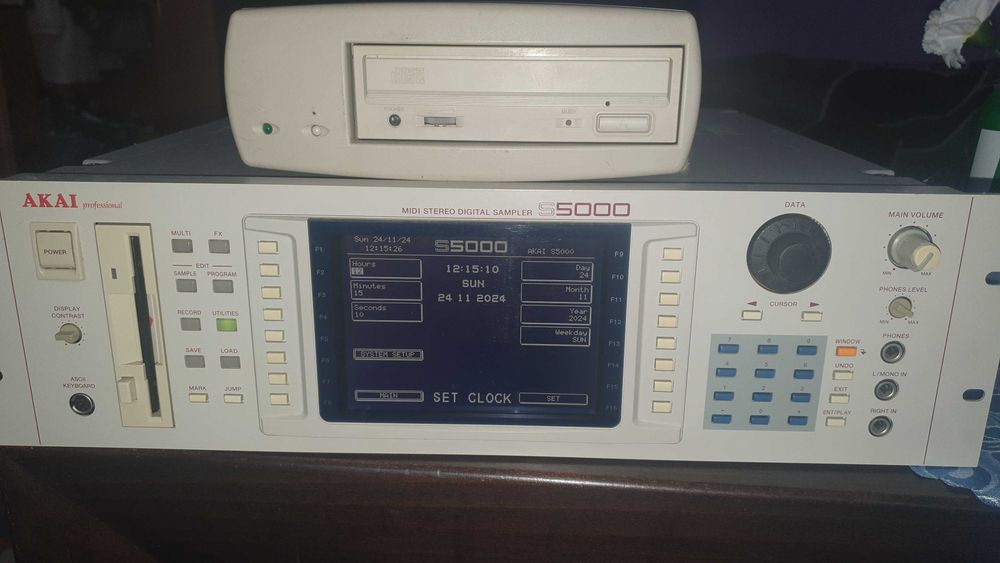 Akai s5000 sampler pamiec ram max256 +czytnik cd