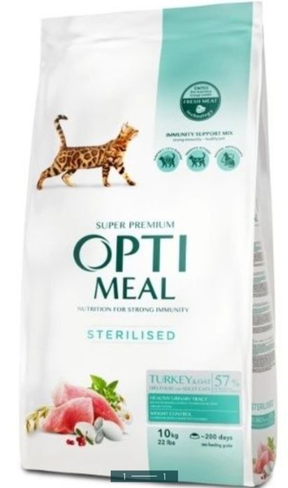 Оптимил optimeal 4 кг стерил