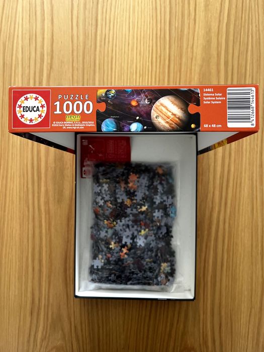 Puzzle Educa 1000 Peças - Sist Solar - Completo