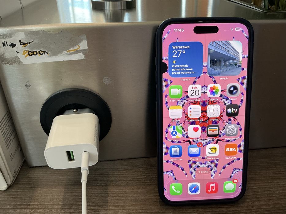 Telefon  Apple  Iphone  15 PRO MAX 256GB Titanum  Esim  na częsci