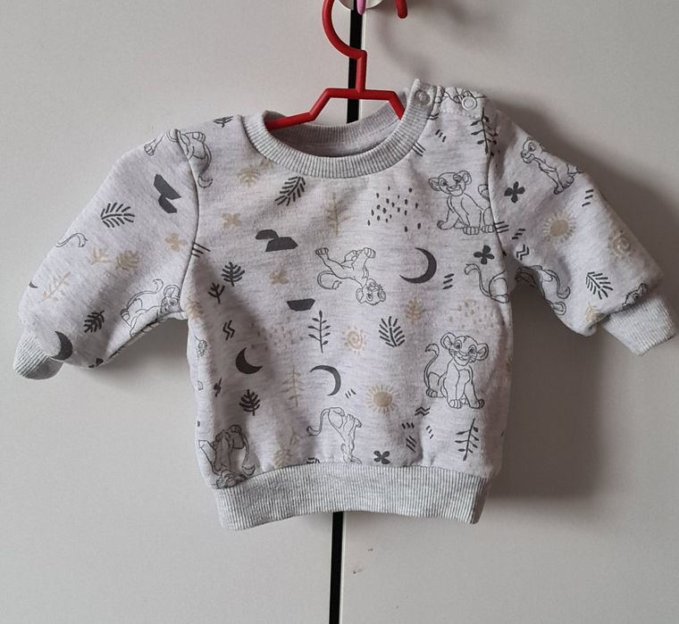 Bluza Król Lew Simba ocieplona meszkiem Disney rozm 62