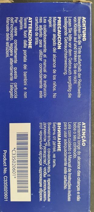 Tinteiro  Epson SJIC22P / K Preto 33ml