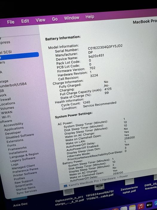 MacBook Pro 13” 2015– 16GB RAM, SSD 256G