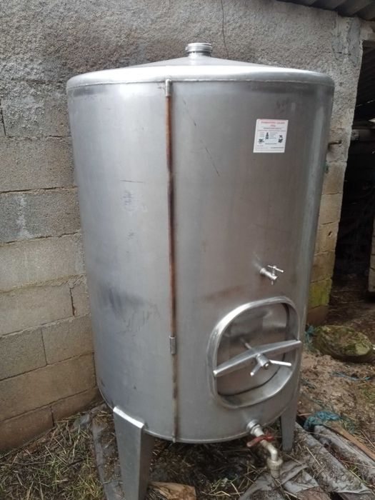 Cuba inox vinho 500lt