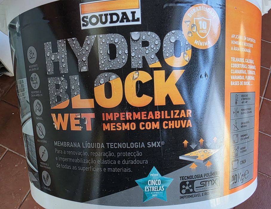 Membrana líquida impermeabilizante Hidro Block