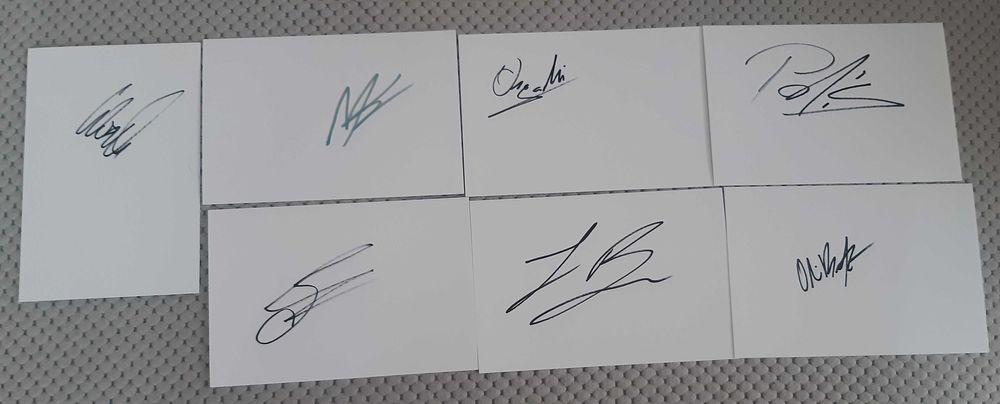 Autografy żużlowców (speedway, żużel)