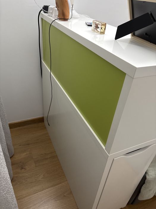 Cabeceira com estante de cama  solteiro