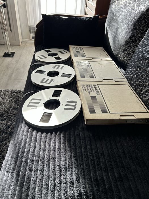 Szpule Maxuell 1/2cala 3x Szpuki/Kartony/Czarne Taśmy*Rozbiegówki!