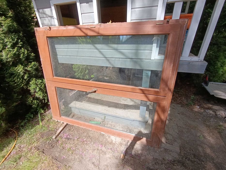 okna tarasowe 2 sztuki 204cmx148cm oraz 203cmx248