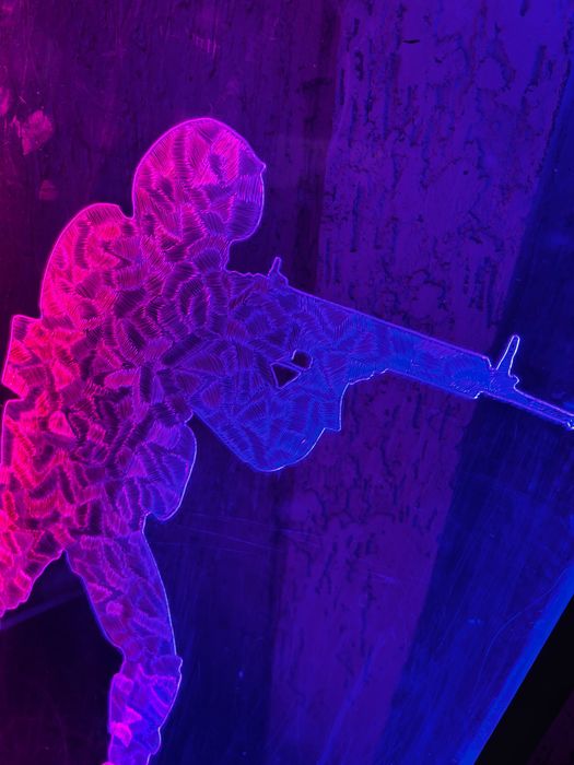 Светильник Counter Strike вывеска иллюминация картина CS GO
