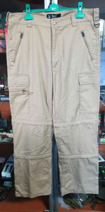 Spodnie Bojówki Brandit Piaskowe z odpinanymi nogawkami XL pas98