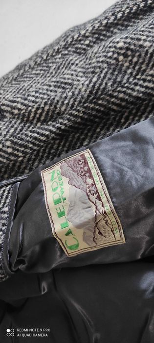 CALEDON TWEED Płaszcz Vintage Ireland  Premium M/L