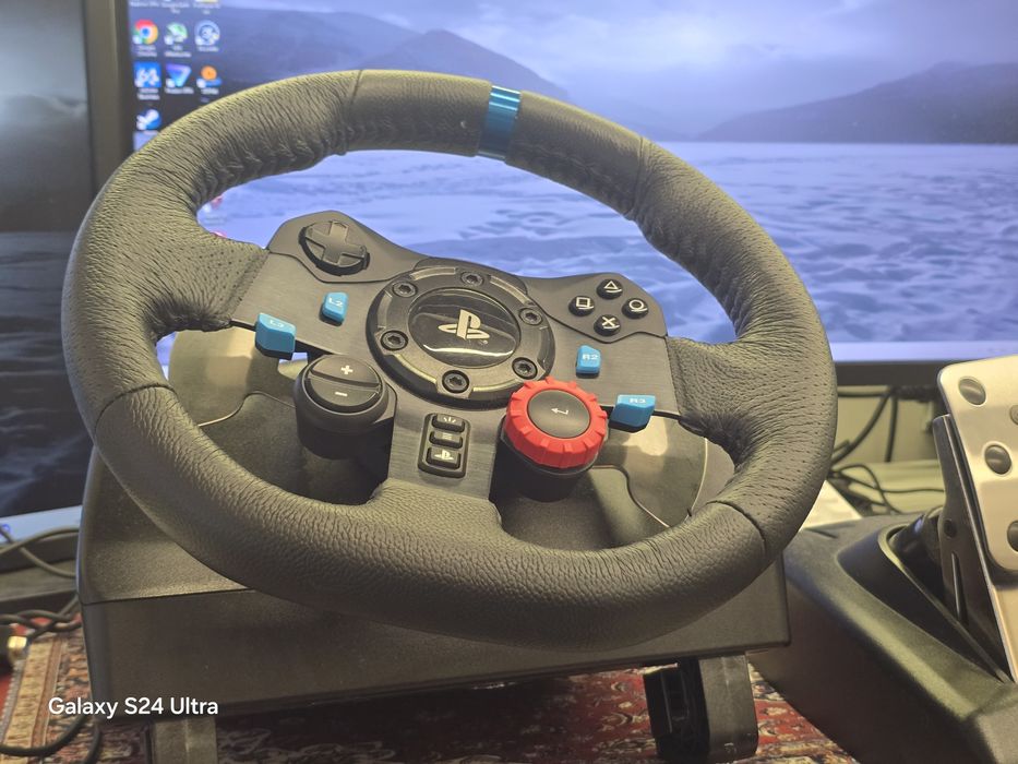 Ігровий руль Logitech G29 + педалі + коробка передач (PS/PC)