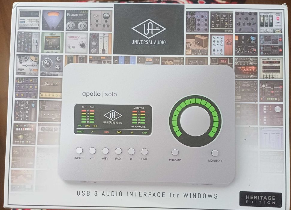 Apollo Solo USB Heritage Edition з плагінами UAD