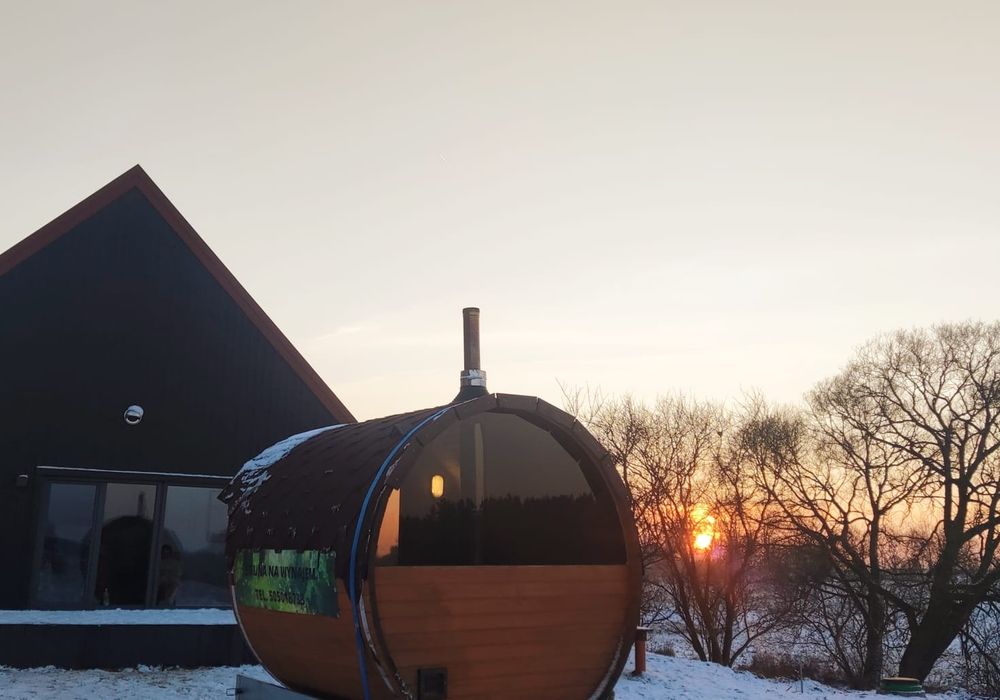 Sauna mobilna panoramiczna balia Jacuzzi wynajem